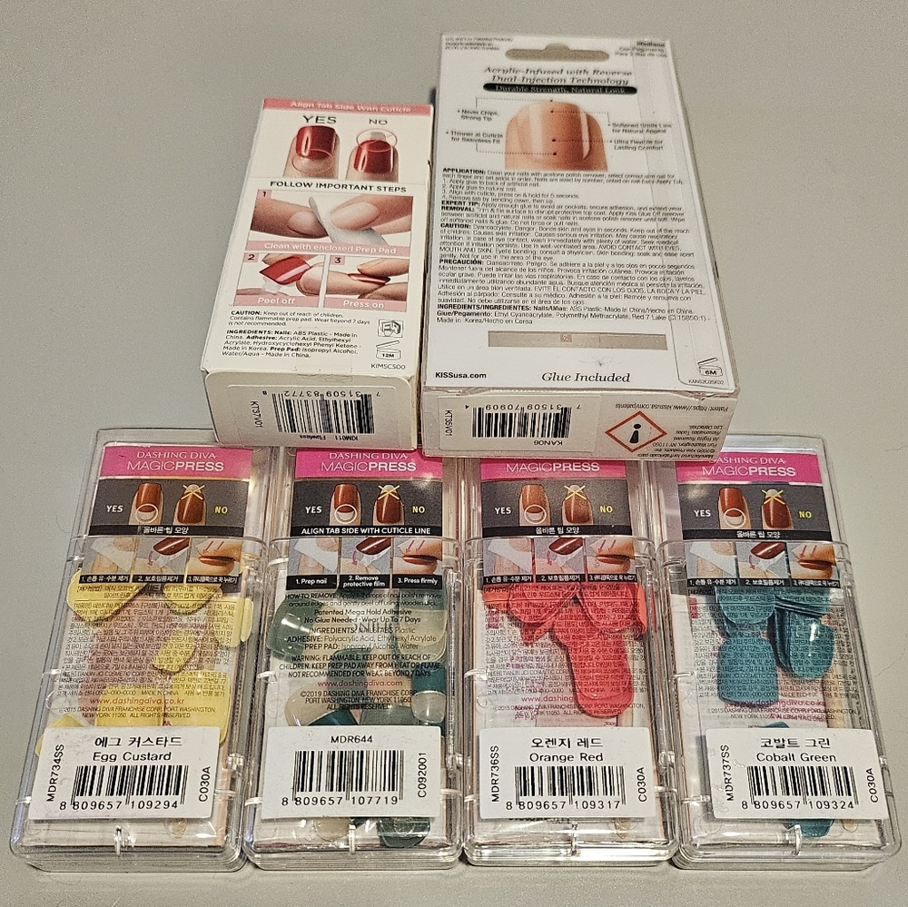 Press-On Nails - 6 Sets - Picture 2 of 2